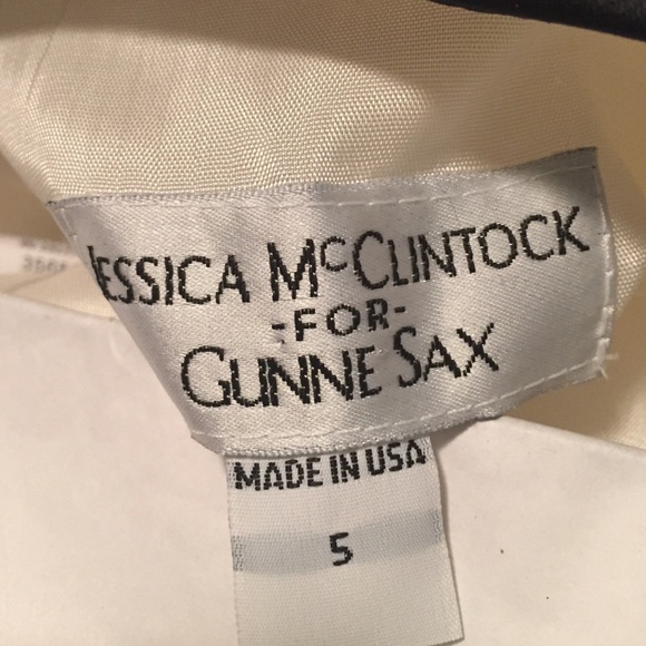 Jessica McClintock white semi formal dress 🖤 🤍 - Picture 4 of 4